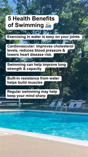 Dive into the benefits of swimming! 🏊‍♀️ From cardiovascular health to building muscle, there are many ways that water workouts can impact your overall health. #swimming #swim #LowImpact #exercise #ExerciseMotivation #WaterWorkout #PoolWorkout #PrimaryCare #prevention #summer #HealthTips | MDVIP