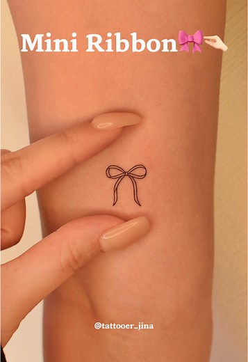 Mini Ribbon Tattoo Ideas and Inspiration