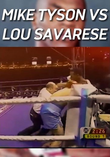 “Mike Tyson vs Lou Savarese | Fastest Knockout & Post-Fight Chaos”