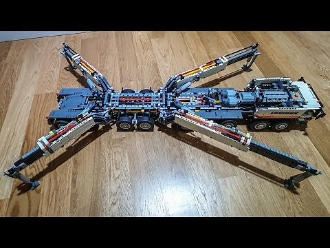 Lego Technic Liebherr LTM 11200 Crane MOC by Jeroen Ottens