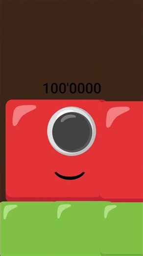 number block 100'0000m