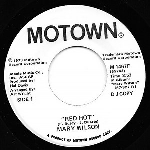 Mary Wilson - Red Hot
