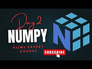Day 2 | NumPy Tutorial in Python | AI/ML Expert Complete Course | Data Science for Beginners