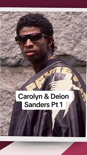 Before he was Coach Prime, Deion Sanders was married to Carolyn Chambers, the mom of his two oldest children. #aisletellyouwhat #deionsanders #carolynsanders #coachprime #loveblackhistory
