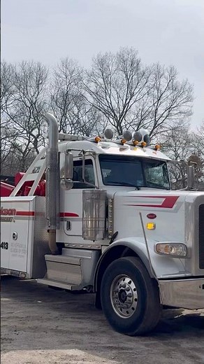Heavy duty towing at its finest. #bigguy #peterbilt #towtruck