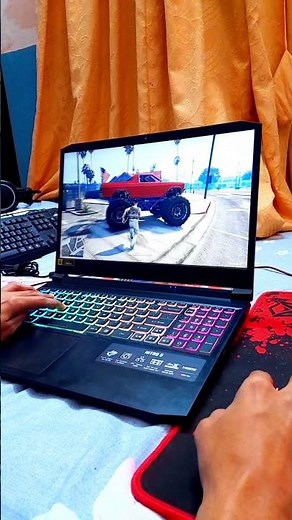 Playing GTA V in My Gaming Laptop | Gta V Laptop Gameplay | Acer Nitro 5