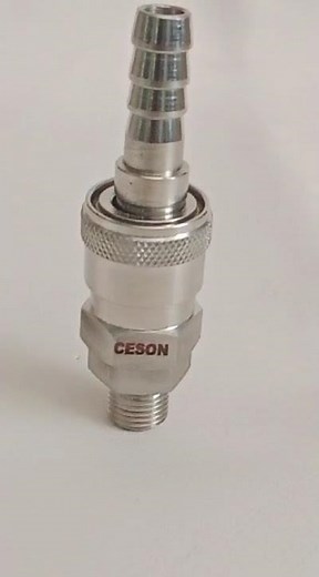 SS NITTO TYPE QUICK RELEASE COUPLING SINGLE CHECK VALVE #coupling #pipefitting #valve #industrial