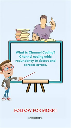 TECHBITES_ETC on Instagram: "What is Channel Coding? 🛡️ | Digital Communication Basics #channelcoding, #digitalcommunication, #communicationsystem, #communicationengineering, #electronicsengineering, telecommunication, ece, ecestudents, engineeringbasics, errorcontrol, signalprocessing, engineeringreels, educationalreels, techreels, reelsindia, ytshorts, examoriented, learnengineering what is channel coding, channel coding in communication system, error detection and correction, digital communi
