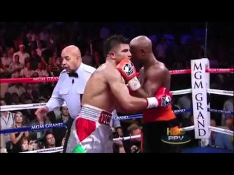 Floyd Mayweather vs Victor Ortiz KO