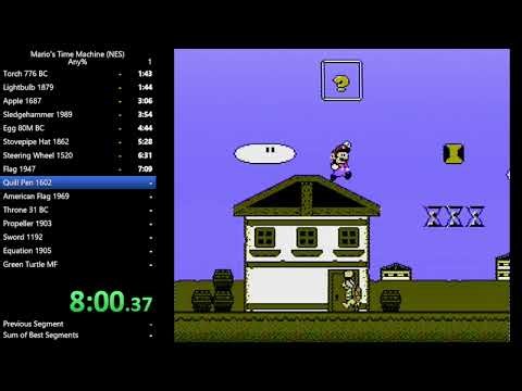 Mario's Time Machine (NES) Any% in 12:22 by OldManSteele