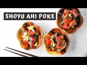 Simple Shoyu Ahi Poke Recipe | Keeping It Relle