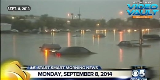 Video Vault: 10th anniversary of the monsoon storm that caused mayhem throughout Phoenix