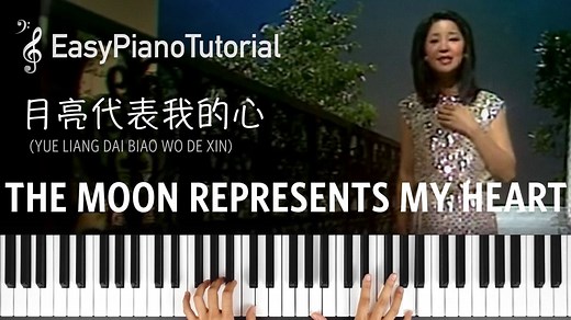 The Moon Represents My Heart (月亮代表我的心) Piano Sheet Music – PangfunJ Studio