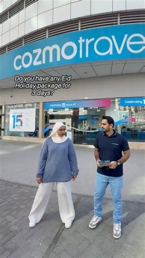 Cozmo Travel on Instagram: "Eid holidays, minus the stress ✨ Flights, hotels, experiences✈️✨️Cozmo’s got it all covered😌 You just pack the outfits😉 🧳 Book your Eid getaway with Cozmo today✈️✨️ #eidwithcozmo #holidayswithcozmo"