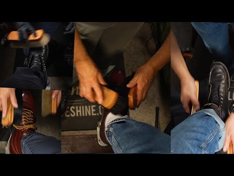 ANGELO’S BRUSHING COMPILATION! | Angelo Shoe Shine ASMR