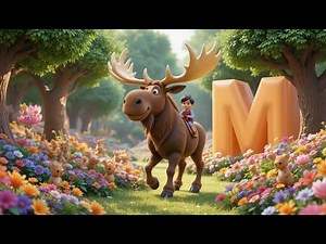 M is for Monkey | ABC Animal Song for Kids | Learn the Alphabet with Jungle Animals