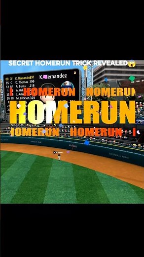 Secret Homerun Trick 👆🏻 #baseball9 #baseball #shorts #homerun