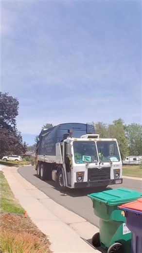 Waste Connections Garbage Truck on Recycling.