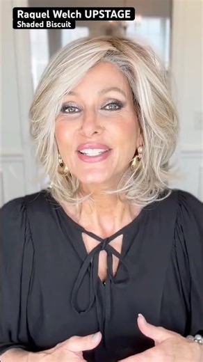 Raquel Welch UPSTAGE|Shaded Biscuit TLWIGS.COM use code ANDI25 to save 25% #wigs #wiginstall #wig