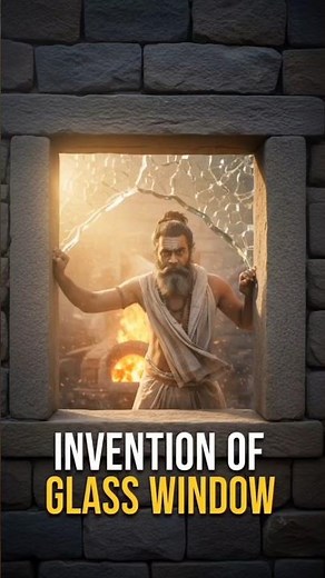 How glass window was invented 🤯