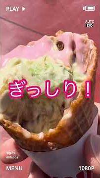 実食‼️春の新作スイーツ⁉️ 牛カルビコーンを紹介します✨東京ディズニーランド ザ・ガゼーボ🏬