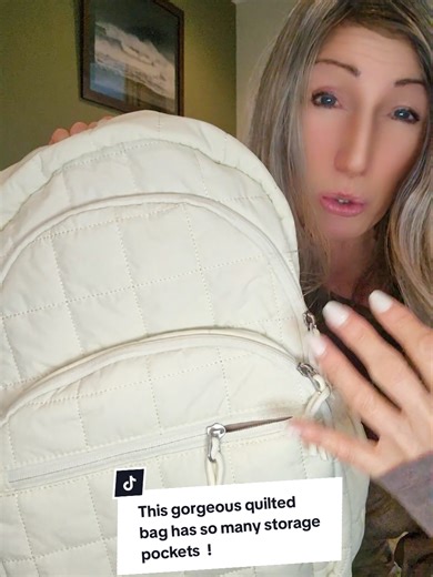 Discover the Stylish Quilted Backpack with Storage