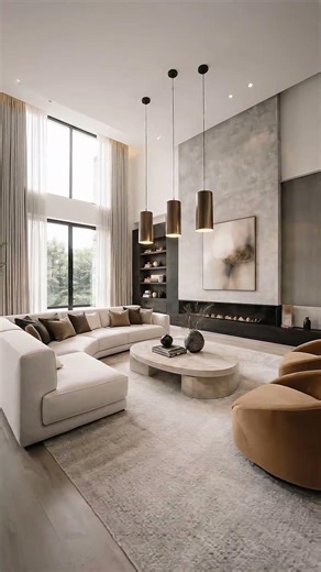Top 5 Modern Minimalist Living Room Ideas | Elegant Neutral Interior Design Tour