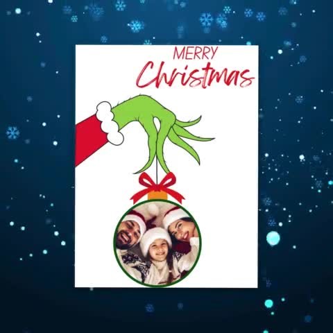 The Grinch Christmas Card, Family Christmas Card, Grinch Template, Digital Template, Editable Template, Digital Christmas Card, Printable - Etsy