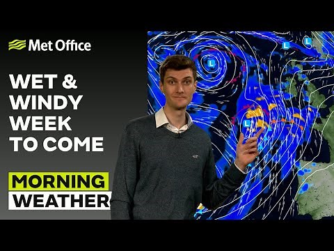 08/12/2025 - Wet and windy - Morning Weather Forecast UK – Met Office Weather