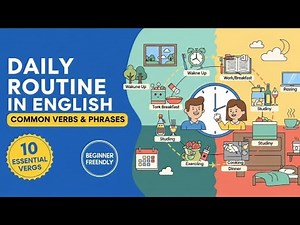 How to Describe Your Daily Routine in English | Essential Vocabulary for Everyday Life
