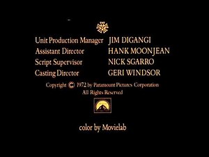 Paramount Pictures (Closing, In-Credit, 1972)