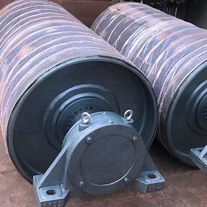 [Hot Item] Durable Rubber Coated Conveyor Pulley for Efficient Grain Transport