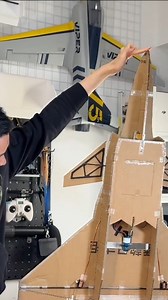 137K views · 2.5K reactions | A model aircraft enthusiast achieves a seemingly impossible task. Inspired by China's J-20 fighter jet, he uses his expertise to create a cardboard fighter jet that can fly in the air - and even simulate rocket launches. #plane #flight #passion (Cr.wmt688) | T-Time HK | Facebook