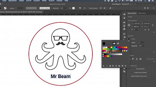 Laserdatei für Schneiden und Gravieren vorbereiten