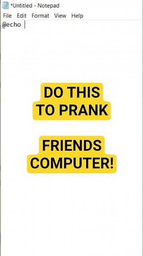 DO THIS to Prank Your Friends Computer!