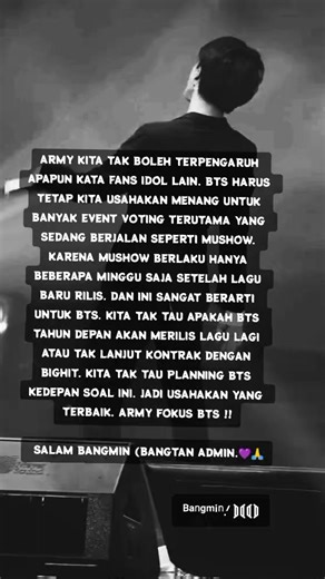 Army fokus bts, keep voting and streaming !! #ot7bts #btsinfo #btsarirang #btsstreaming #btsvoting