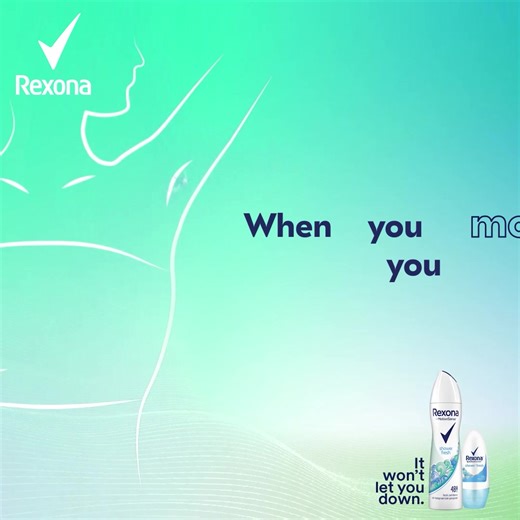 The more you move, the more our new motionsense technology works for you. With each movement there’s a burst of fragrance to keep you smelling fresh all day long. #StayCleanDryAndFresh #ItWon’tLetYouDown | Rexona