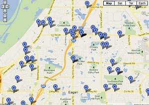 Eagan Crime Map: June