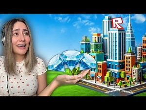 Gastando 1,999,999 Gemas Para Construir Mi Propia Ciudad En Roblox |Andie