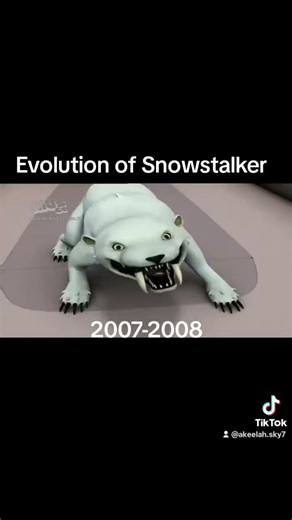 evolution of Snowstalker #thefutureiswild