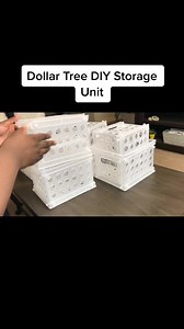 Dollar Tree DIY Storage Unit #diy #dollartreediy #dollartree #diyideas | Dollar Tree