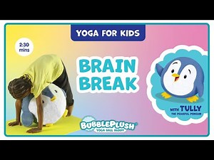 Quick Penguin Yoga Brain Break for Kids at Home or School! 🐧