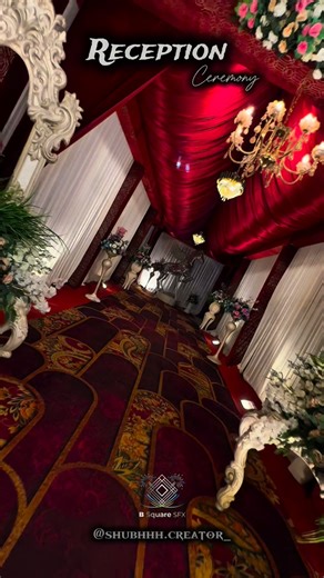 𝐁 𝐒𝐪𝐮𝐚𝐫𝐞 𝐒𝐅𝐗 on Instagram: "Reception ceremony 💗✨🫶 • • Follow for more (@b_square_sfx ) • • #trending #wedding #viral #couples #explorer"