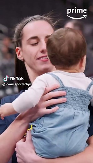 Caitlin Clark with Katie Lou Samuelson's Baby Moments