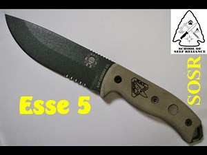 Esee 5 Knife Review
