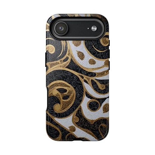 Luxury Gold Swirl Baroque Abstract Pattern Phone Case | Tough Phone Case| iPhone 17- XS MAX, Samsung Galaxy S25- S20 Ultra - Etsy
