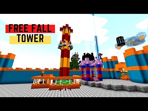 Minecraft 2020: Free Fall Tower - Xtreme Fall Game Tutorial