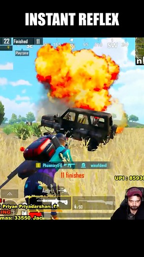 Instant reflex in sandwich situation #FBExclusive #pubg #PUBGMOBILE #bgmi #reflex #instantreflex #gaming #mobilegaming #indiangamers #reel #instareels #fbreels #facebookgaming #ps5 | Phoenix YT