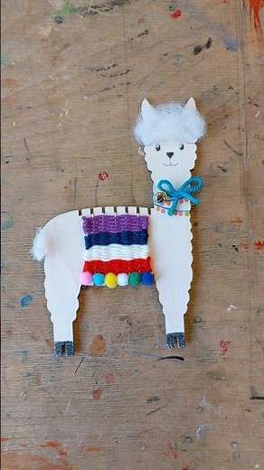 Lama weben #werken #ttg #basteln #technikunddesign #weben #diy #crafts #schule #lama #weaving