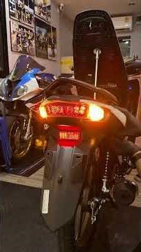 Wave110i LED lights (2026 model) - Budget under 2,000 THB, including installation. #ledpowerlight...